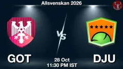 GOT vs DJU Match Result