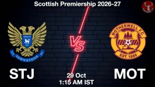STJ vs MOT - Scottish Premiership