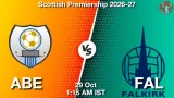 ABE vs FAL Dream11 Prediction, Preview & Updates - <small>Thu, 29 Oct 01:15 AM IST</small>