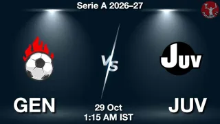 GEN vs JUV GEN vs JUV - Serie A