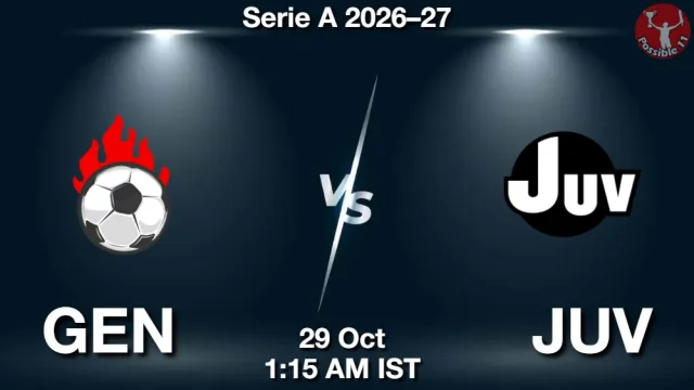 GEN vs JUV Match Previews and Football Tips