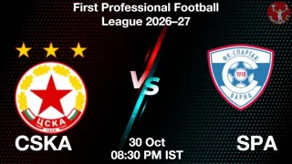 CSKA vs SPA - First Professional