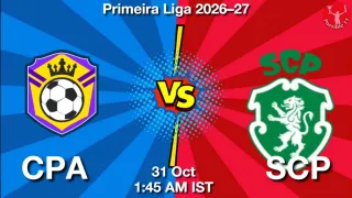 CPA vs SCP - Primeira Liga