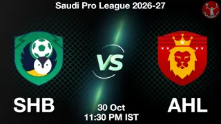 SHB vs AHL SHB vs AHL - Saudi Pro