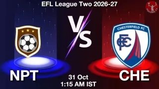 NPT vs CHE - EFL League