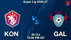 KON vs GAL Match Result