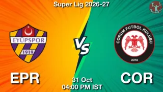 EPR vs COR EPR vs COR - Super Lig