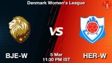BJE-W vs HER-W Dream11 Prediction - <small>Tue, 05 Mar 11:30 PM IST</small>