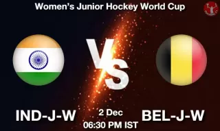 IND-J-W vs BEL-J-W Hockey Match Previews