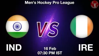IND vs IRE Hockey Match Previews