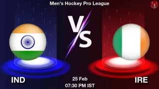 IND vs IRE Hockey Match Previews