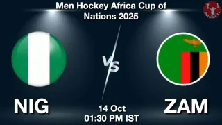 NIG vs ZAM - Men Hockey