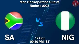 SA vs NIG - Men Hockey