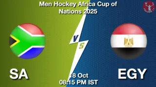 SA vs EGY - Men Hockey