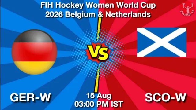 GER-W vs SCO-W Match Previews and Hockey Tips