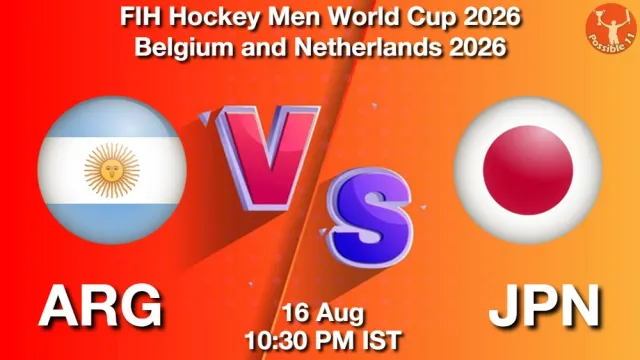 ARG vs JPN Match Previews and Hockey Tips