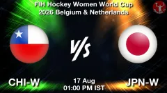 CHI-W vs JPN-W Match Result