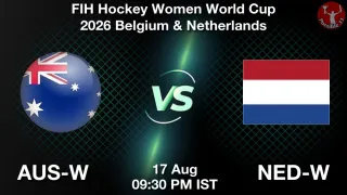 AUS-W vs NED-W - FIH Hockey