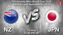 NZ vs JPN Match Result