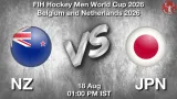 NZ vs JPN Dream11 Prediction, Preview & Updates - <small>Tue, 18 Aug 01:00 PM IST</small>