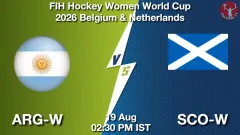 ARG-W vs SCO-W Match Result