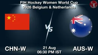 CHN-W vs AUS-W CHN-W vs AUS-W - FIH Hockey