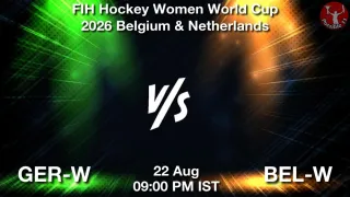 GER-W vs BEL-W GER-W vs BEL-W - FIH Hockey