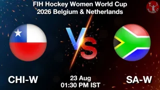 CHI-W vs SA-W CHI-W vs SA-W - FIH Hockey