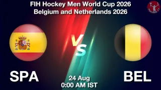 SPA vs BEL - FIH Hockey