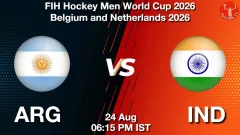 ARG vs IND Match Result