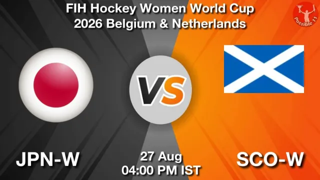 JPN-W vs SCO-W Match Previews and Hockey Tips