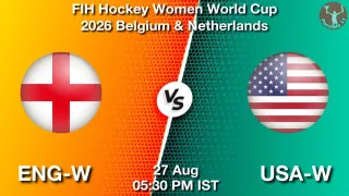 ENG-W vs USA-W - FIH Hockey