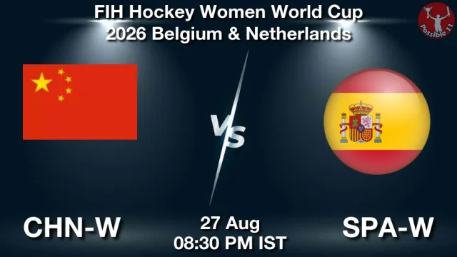 CHN-W vs SPA-W Match Previews and Hockey Tips