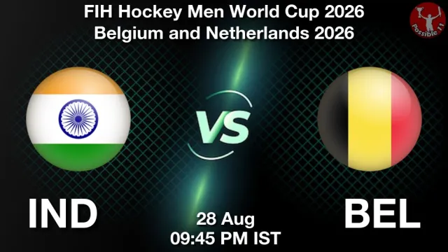 IND vs BEL Match Previews and Hockey Tips