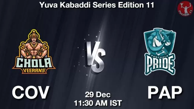 COV vs PAP ड्रीम11 भविष्यवाणी, फैंटेसी क्रिकेट टीम - 29 दिसंबर 2024