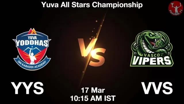 YYS vs VVS ड्रीम11 भविष्यवाणी, फैंटेसी क्रिकेट टीम - 17 मार्च 2025