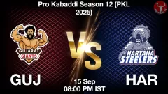 GUJ vs HAR Match Result