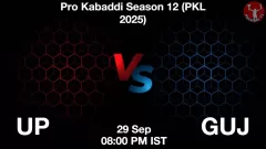 UP vs GUJ Match Result