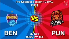 BEN vs PUN Match Result
