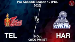 TEL vs HAR Match Result