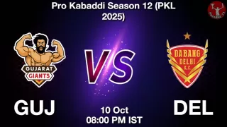 GUJ vs DEL Matcch Previews