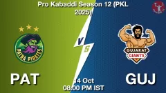 PAT vs GUJ Match Result