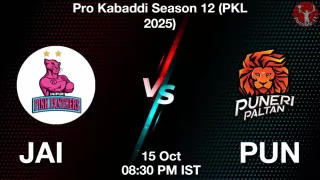JAI vs PUN Matcch Previews