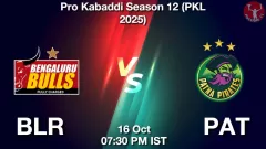 BLR vs PAT Match Result