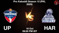 UP vs HAR Match Result