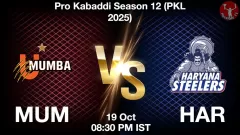 MUM vs HAR Match Result