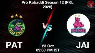 PAT vs JAI - Pro Kabaddi