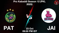 PAT vs JAI Match Result