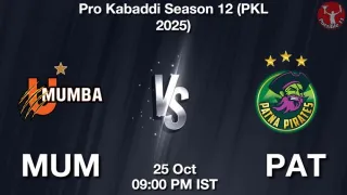MUM vs PAT - Pro Kabaddi