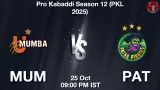 MUM vs PAT Dream11 Prediction, Preview & Updates - <small>Sat, 25 Oct 09:00 PM IST</small>